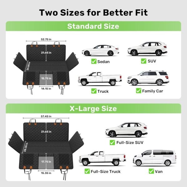 Housse de siège auto pour chien